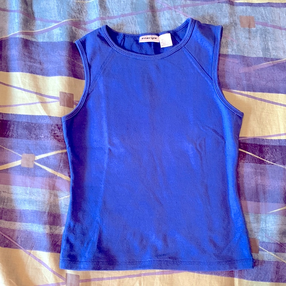 Royal blue Energie tank top. Crop fit. Size Medium. GUC